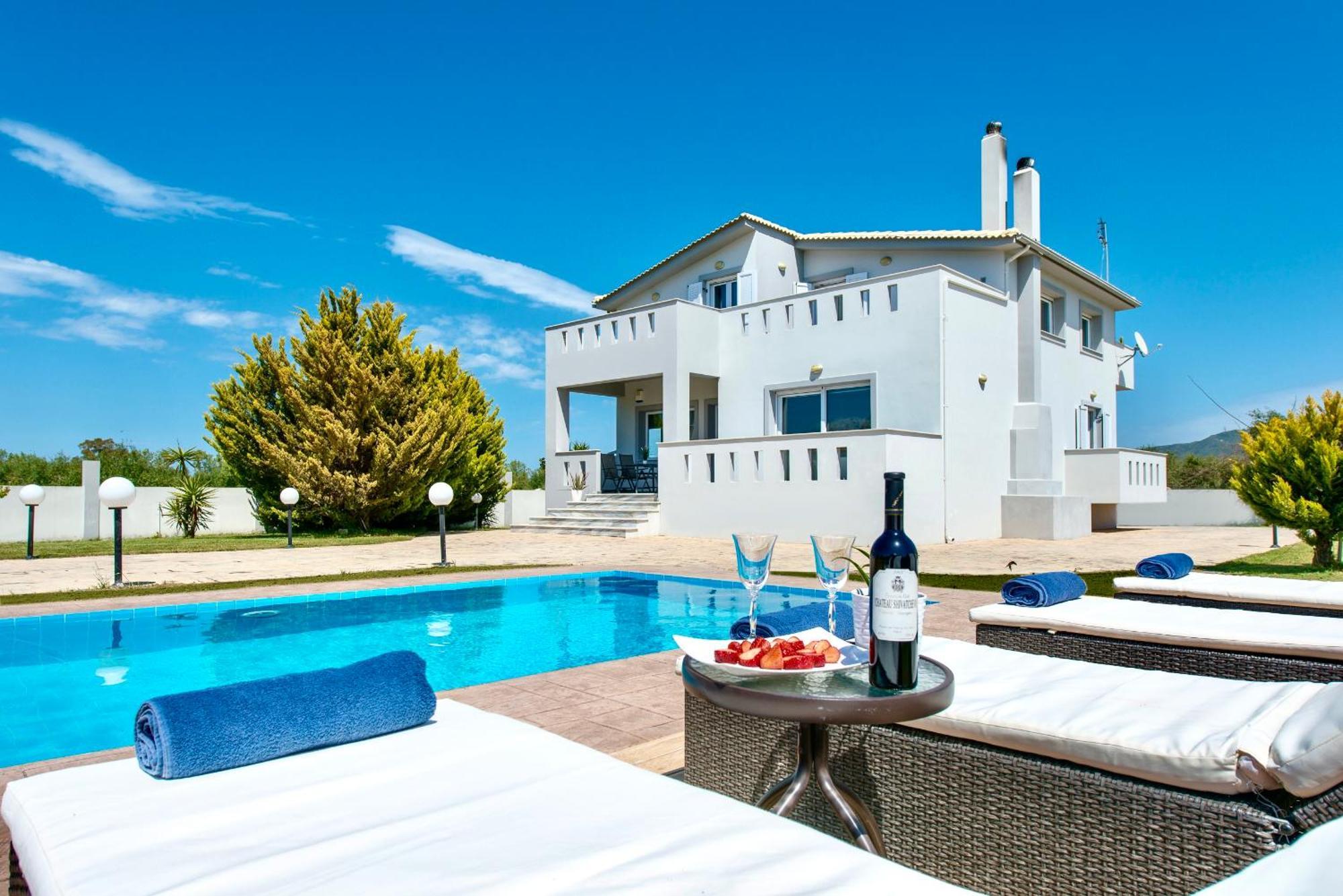 Muthee Luxurious Private Villa Laganas Exterior photo